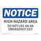 Signmission OSHA Notice, 18" Height, Peel And Stick Wall Graphic, 18" x 12", Portrait, High Fuel Sign OS-NS-RD-1218-V-13464 - alternate 1